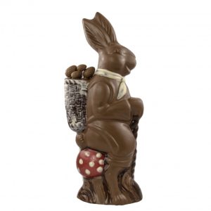 large chocolate easter bunny