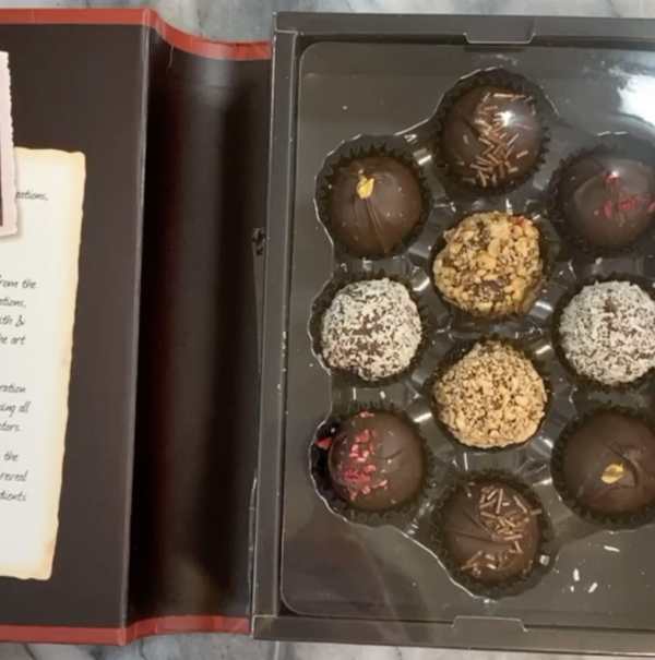 Chocolate gift box Vegan
