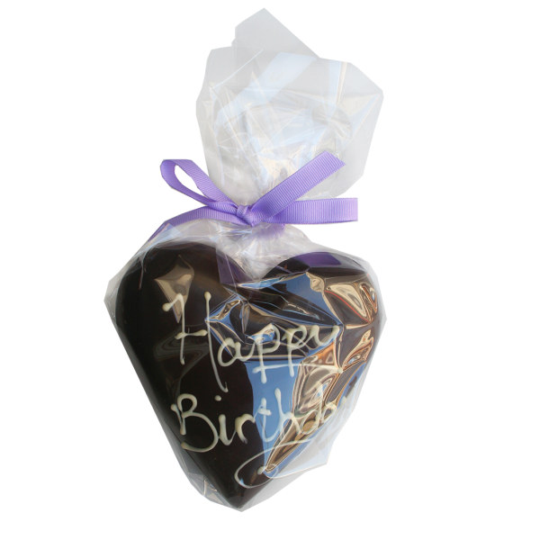 happy birthday chocolate heart