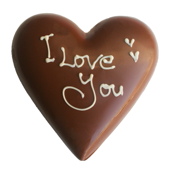 Milk chocolate Heart I Love you chocolate